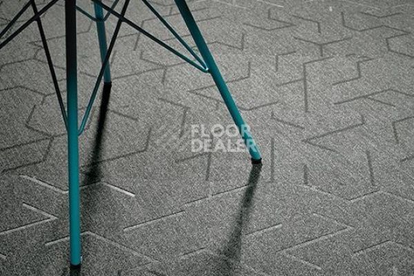 Ковровая плитка Flotex Triad planks 131006 silver фото 2 | FLOORDEALER